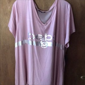 ❌SOLD ❌Bebe plus size see-through In back T-shirt